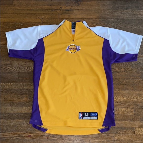 Reebok Shirts Lakers Quarter Zip Poshmark
